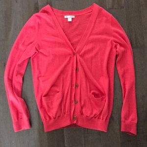 Gap pink cardigan